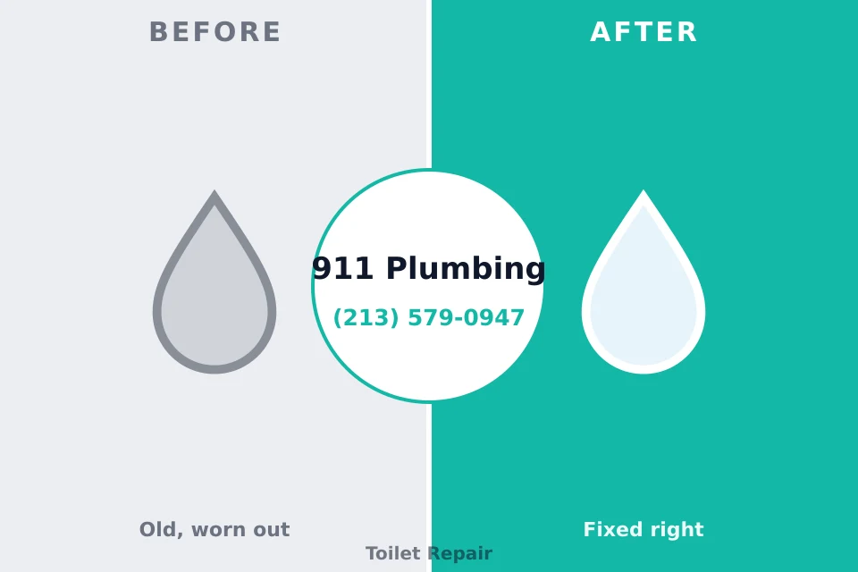 Before and after: plumbing company Murphy, TX
